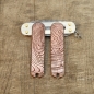 Preview: KUPFER - LINES - Griffschalen oder montiertes Taschenmesser - 58mm
